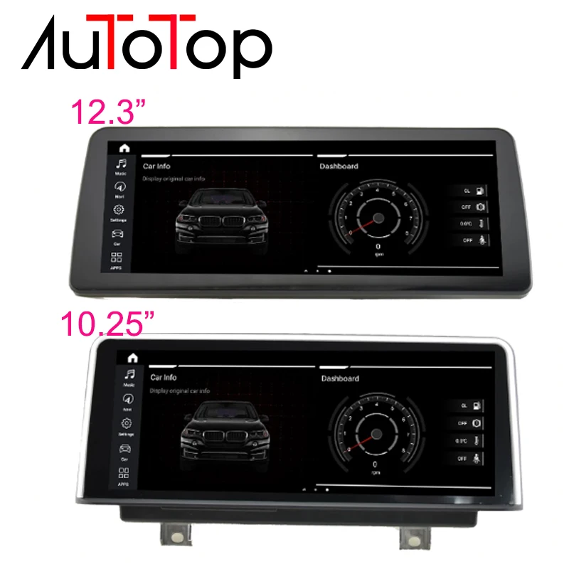 

AUTOTOP Qualcomm 12.3" Android 10 Autoradio GPS Navigation for BMW 3 Series E90 E91 E92 E93 2005-2012 Radio Carplay Androia Auto