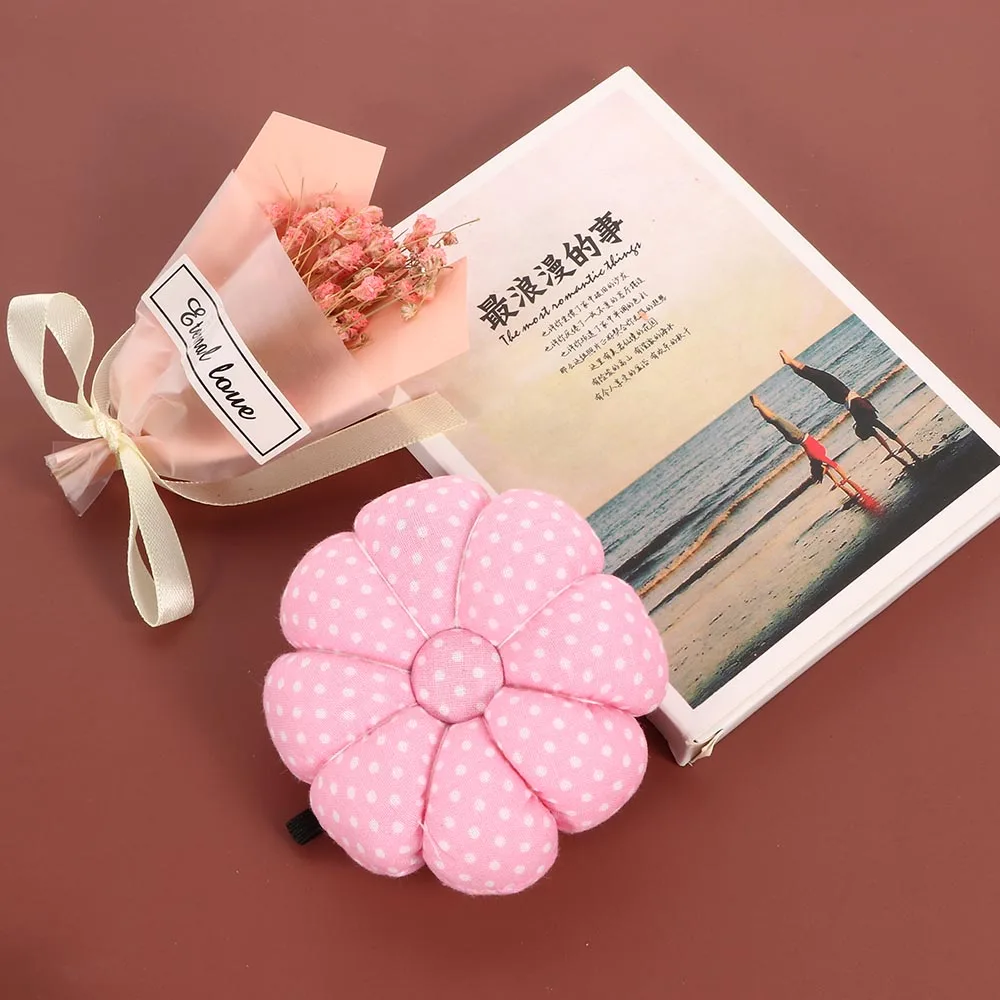 pink 1 шт. Подушечка для булавок держатель тыквы форма DIY иголка для рукоделия швейный набор pinshops Швейные товары для дома ремешок для вышивки крестом - Цвет: pink