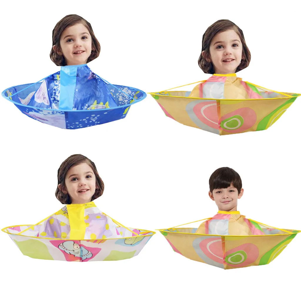 Накидка для стрижки волос мальчиков накидка парикмахера фартук подходит детей 5