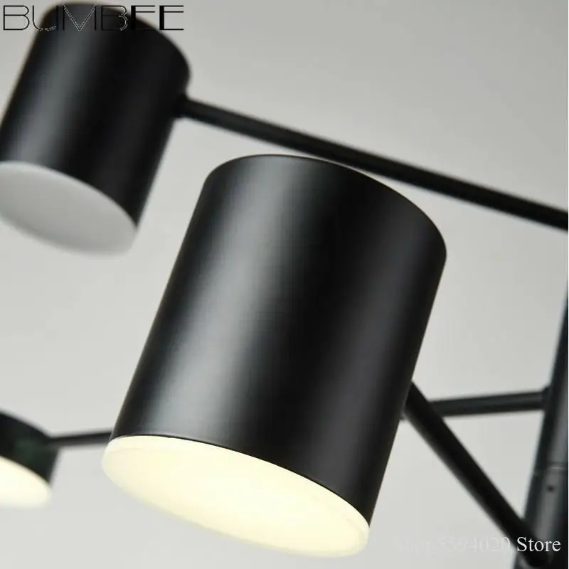 Современная простая люстра в скандинавском стиле роскошные вращающиеся