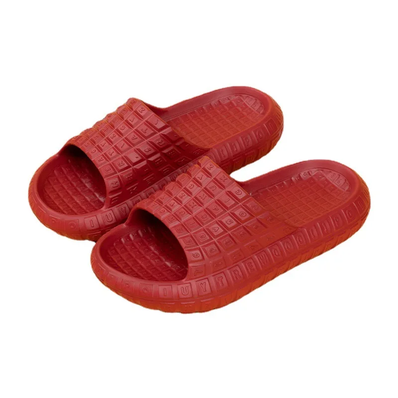 Летние новые стильные женские тапочки с клавиатурой верхняя одежда модные и