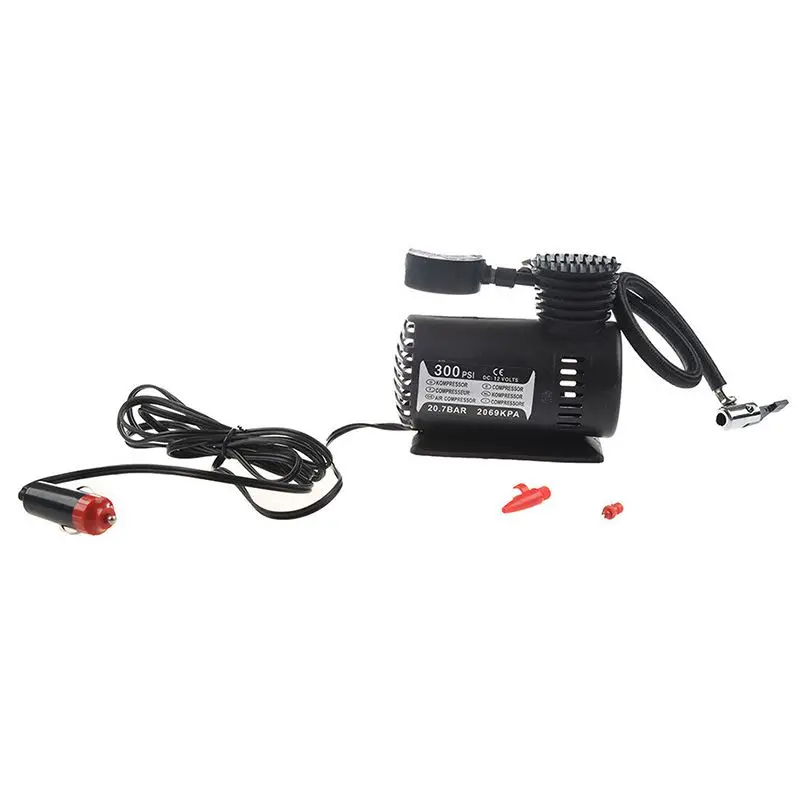 12V авто электрический насос воздушный компрессор Портативный шинный 300 psi шины