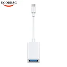 Кабель-адаптер USB Type C к USB 3,0 OTG для Samsung Galaxy s8 s9 Huawei p20 Xiaomi 6 Sony USB C конвертер для Macbook pro мышь