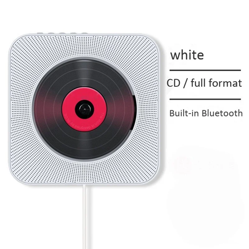 CD player wireless LED display Bluetooth MP3 sound TF card USB flash disk aux 3.5 learning machine desktop speaker FM | Электроника