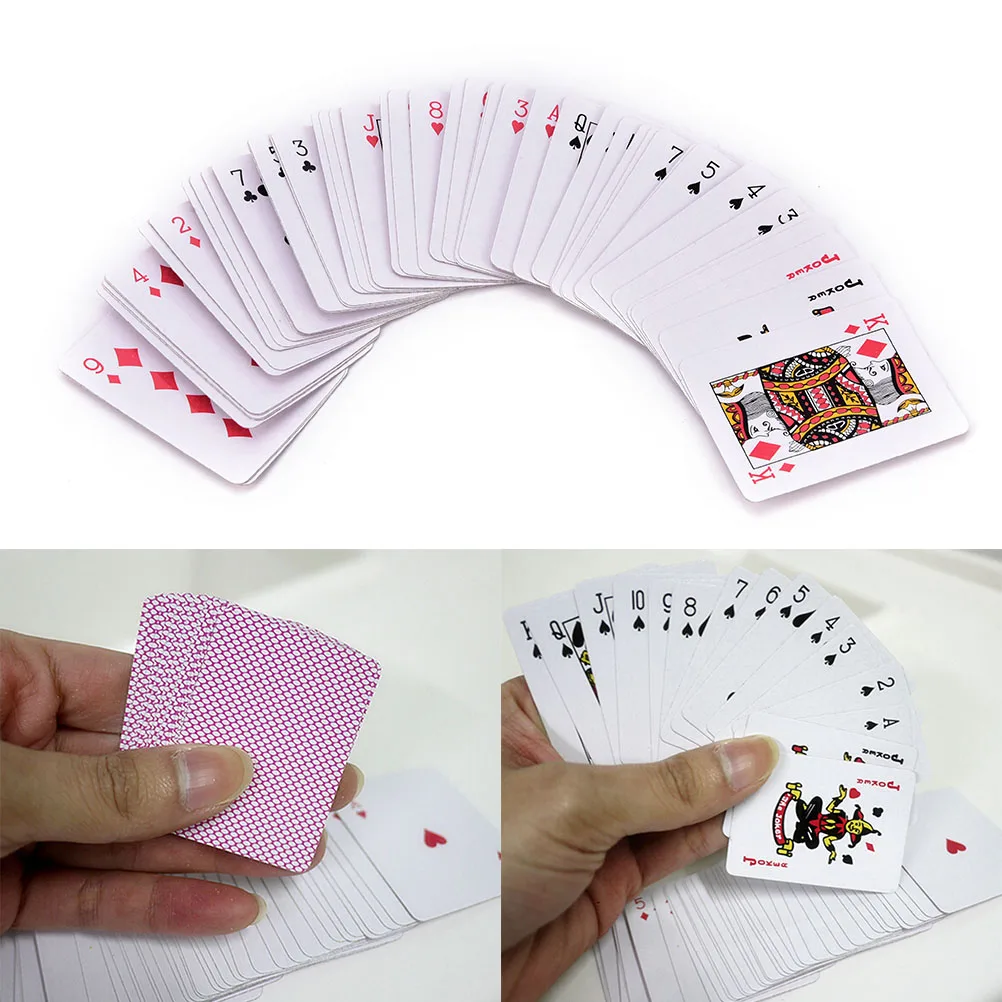 

Mini Poker Small Playing Cards Family Game Travel Game 5.3*3.8 Cm