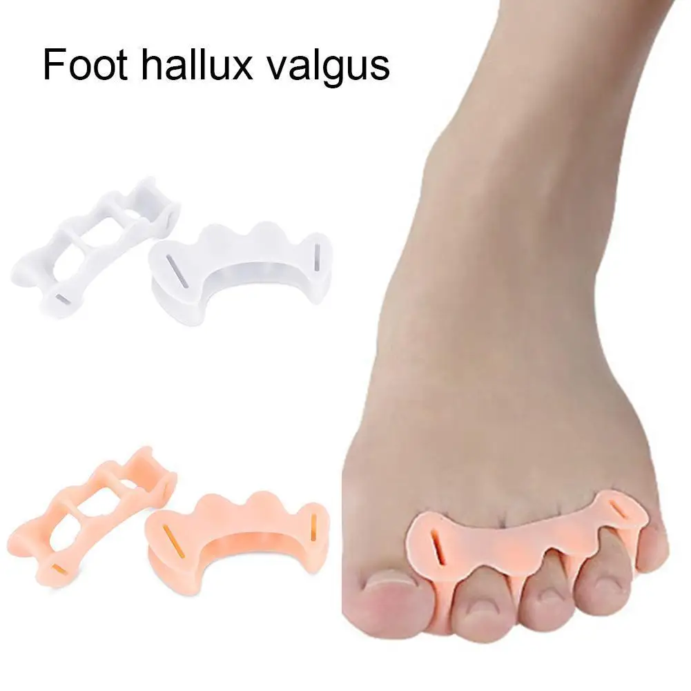 

Feet Valgus Orthosis Three-hole Silicone Big Foot Bone Toe Set Orthosis Efficient And Valgus Portable Safe M1R4