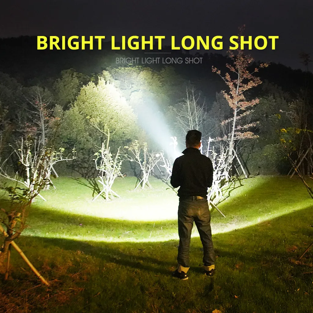 

Powerful LED Flashlight XHP50 Torch USB Rechargeable Waterproof Lamp Ultra Brigh
