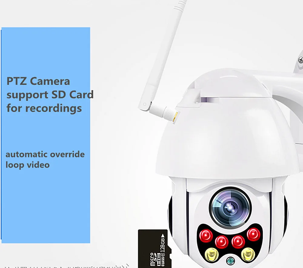 Ip Камера уличная водонепроницаемая 5 МП 1080P с поддержкой Wi Fi|Камеры