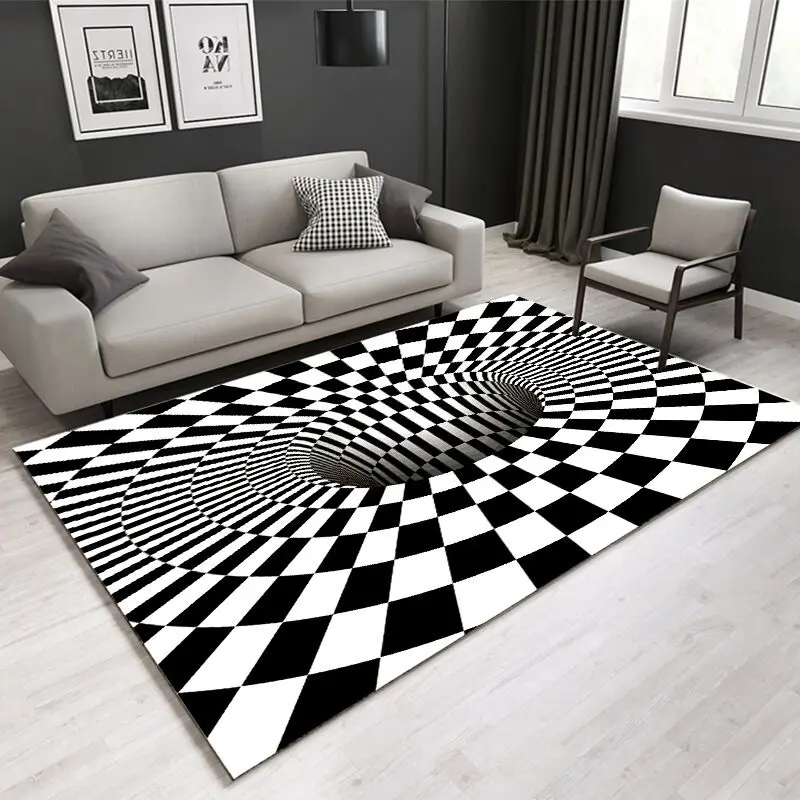 

Printed Area Rug 3D HOME Letter Printed Alfombra Room Area Rug Floor Carpet For Living Room Bedroom Home Decorative Pad