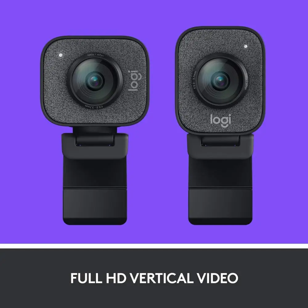 Original Logitech StreamCam Webcam Full HD 1080P 60fps Streaming Web Camera Buillt In Microphone Computer Desktop Home | Компьютеры и