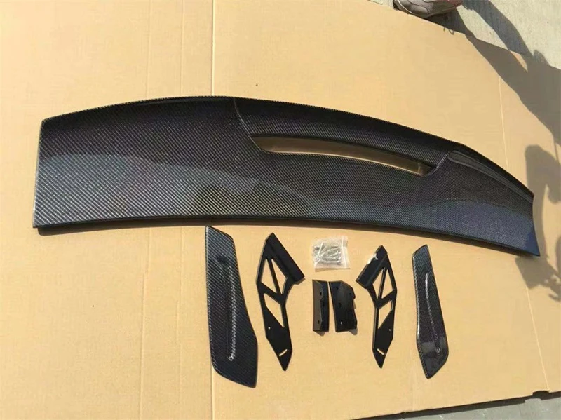 Высококачественный задний спойлер из углеродного волокна для Audi S4 A4 B8 B9 в стиле MAD