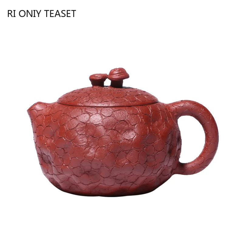 

200 мл Исин пурпурный Глиняный Чайник Master ручной работы Xishi сырая руда Dahongpao чайник китайская чайная посуда чайная церемония подарки