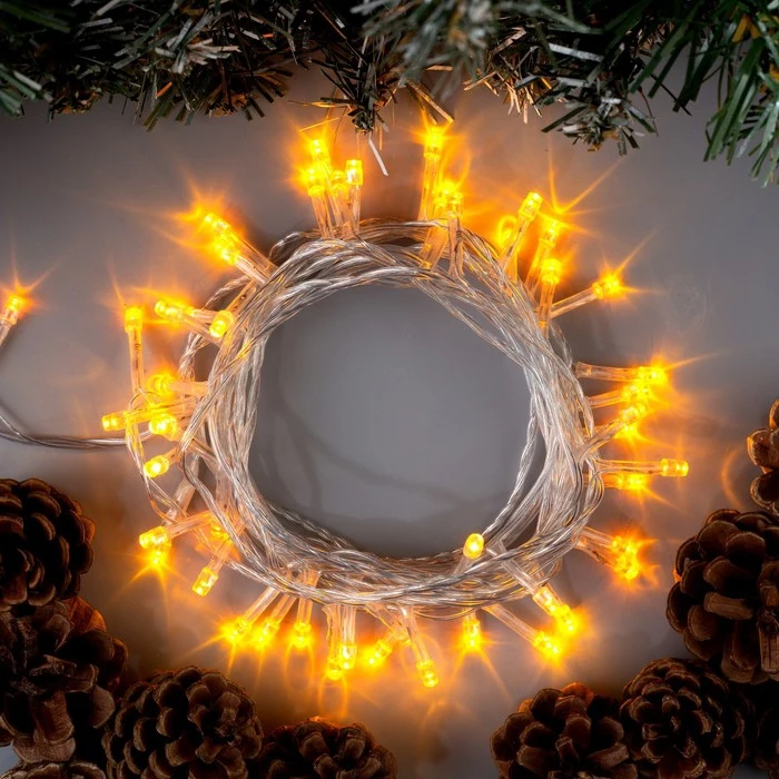 Гирлянда &quotНить&quot 5 м LED 50 220V 8 режимов нить прозрачная свечение