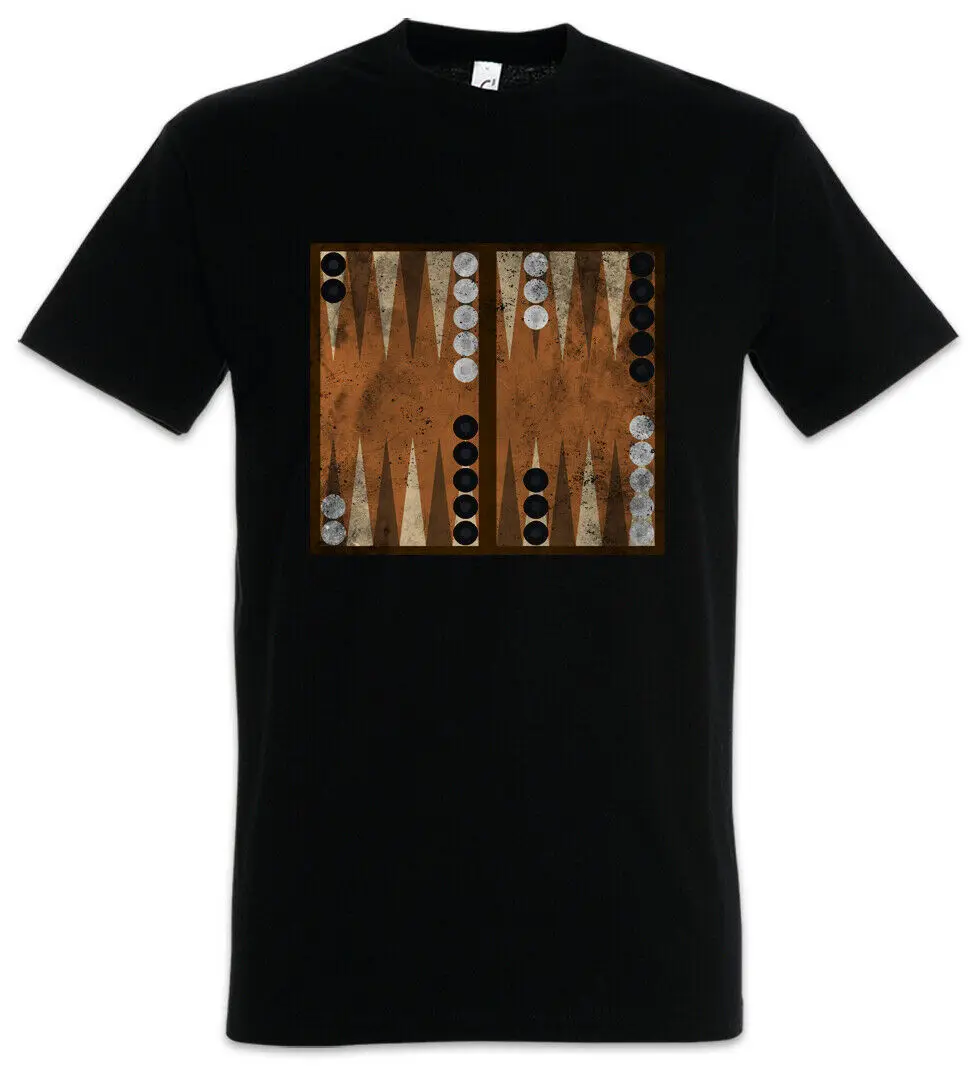 

Backgammon Board T-Shirt Game Gamer Retro Geek Nerd Dice Dices