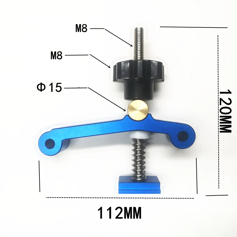 Улучшенная Т образная пластина торцевые зажимные блоки желобные регулируемая