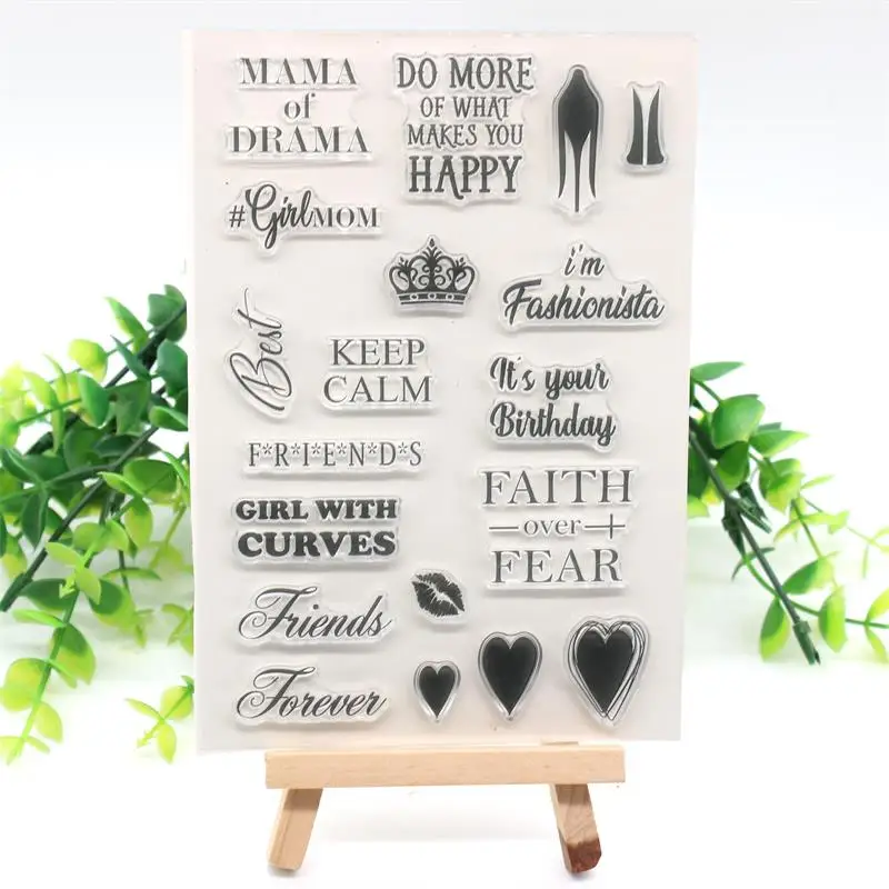 Прозрачный силиконовый штамп ZFPARTY для скрапбукинга своими руками|Штампики| |