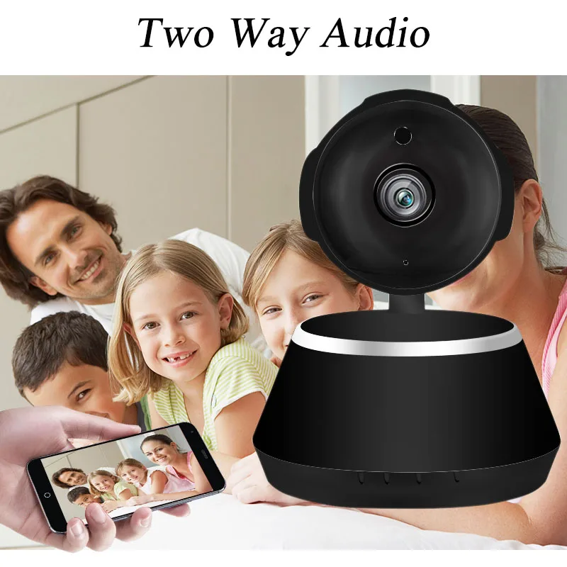 Беспроводная мини камера для помещений 720P 1080P HD IP Wi Fi видеонаблюдение радионяня