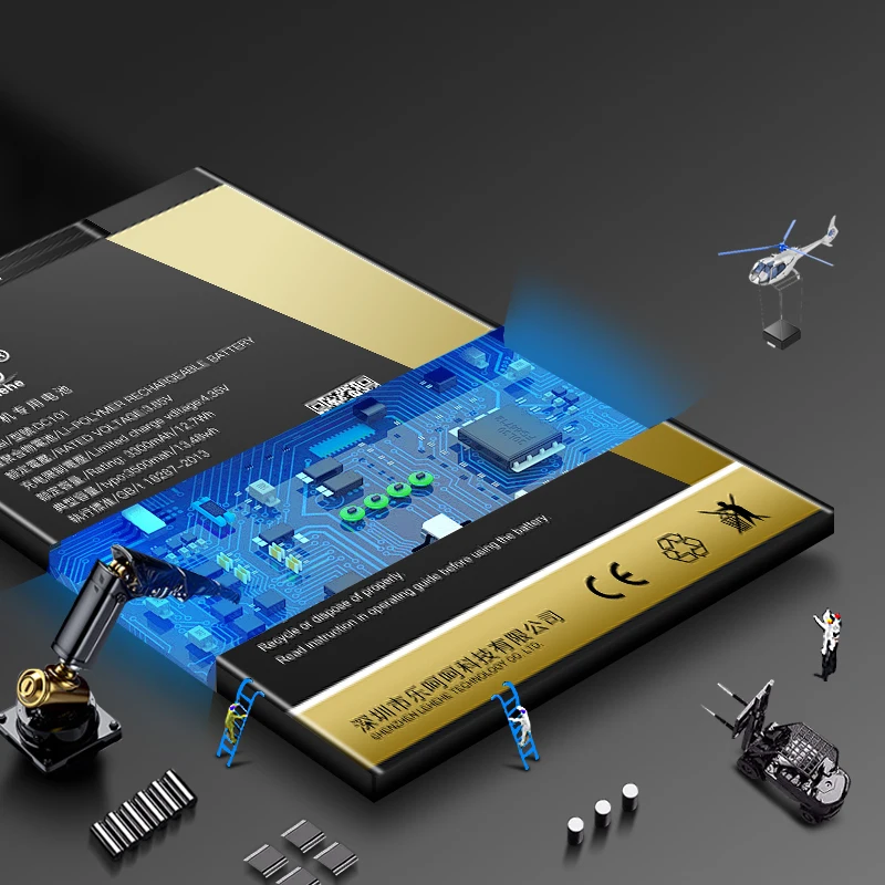 LEHEHE-Bater&iacute;a de repuesto BM3K para tel&eacute;fono inteligente, Original, 4000mAh, para Xiaomi Mix3 Mi Mix 3, de alta capacidad, con herramienta de regalo-3
