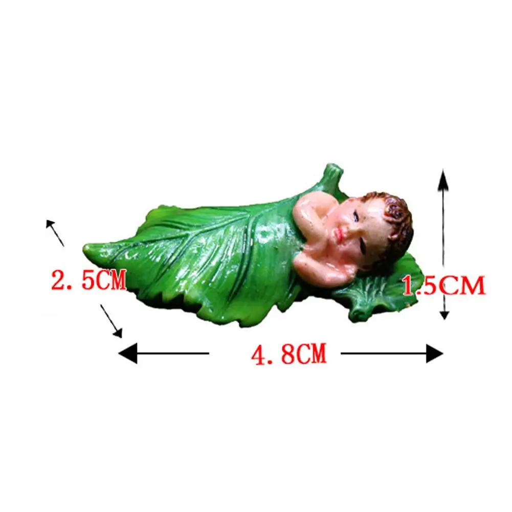 

1PCS Outdoor Garden Decoration Figurines Flower Fairy Garden Micro Landscape Pendant Resin Craft Creative Scene Decoration
