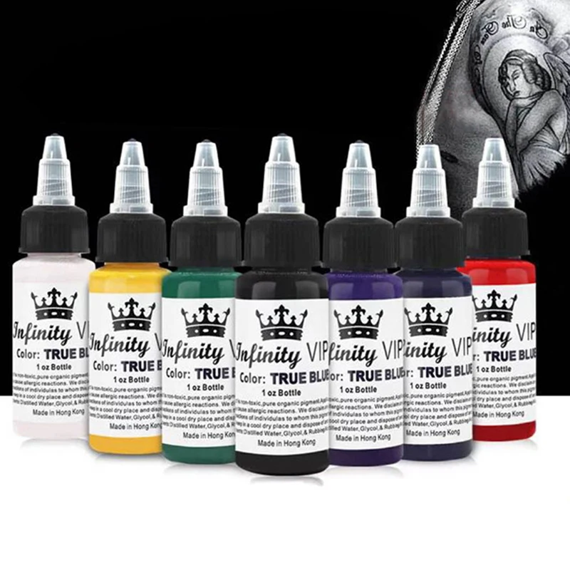 

Professional Beauty Art Supplies 30ml Natural Plant Tattoo Pigment Permanent Makeup Bottle Tattoos Ink Pigment For Body