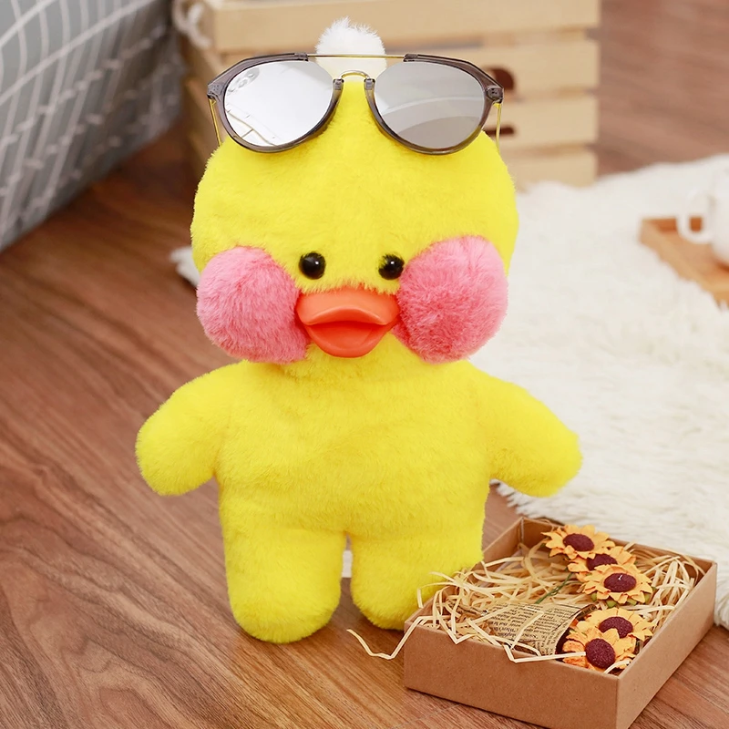 INS кафе плюшевые Фигурки игрушки утка чучела животное интернет звезда