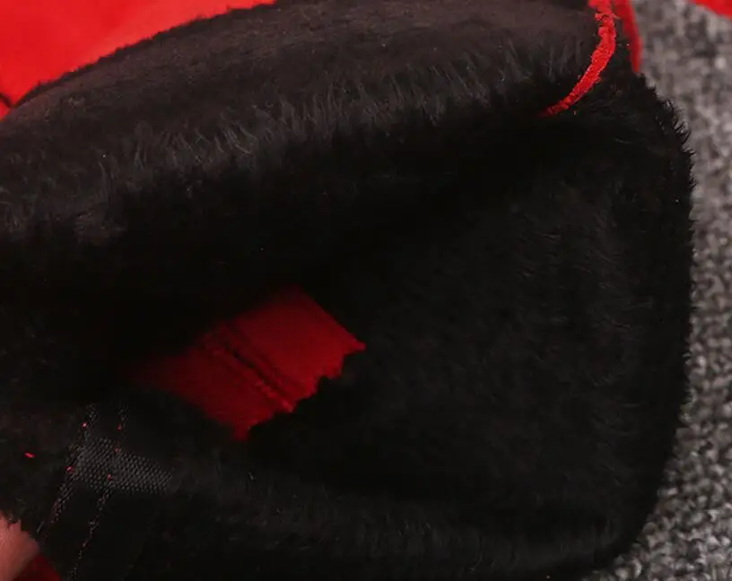 Ботинки для девочек детская обувь новинка зимние кожаные теплые модные высокие