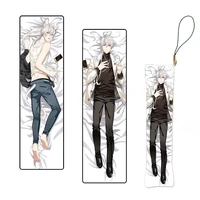 mystic messenger anime key chain key holder 707 han zen mini dakimakura bl pillow cosplay pendants custom keychain phone strap