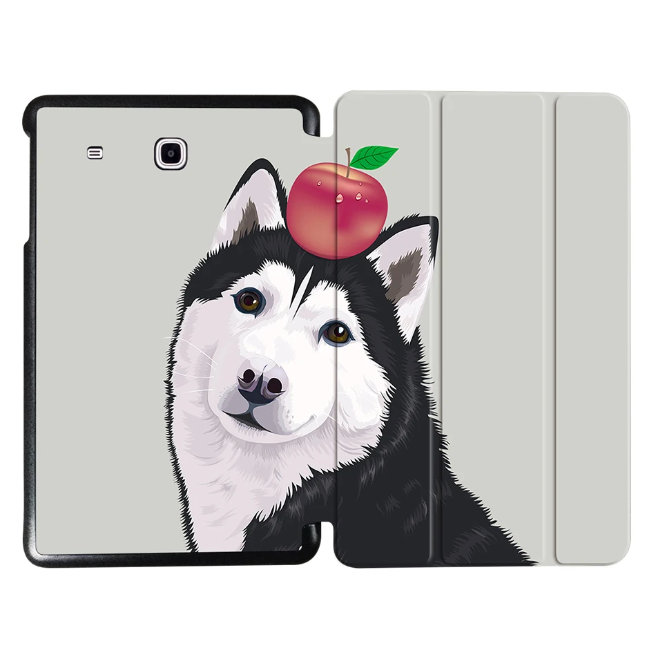 MTT чехол для планшета для samsung Galaxy Tab E 9,6 дюймов T560 T561 T565 T567V Тонкий чехол из искусственной кожи с трехслойной магнитной подставкой - Цвет: SS05