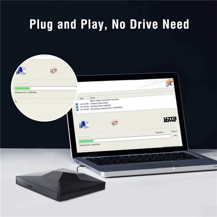 YAHEY USB 3,0 type C Внешний привод CD/DVD RW горелки оптический писатель плеер для Apple Mac book Pro Air ноутбука Windows диски