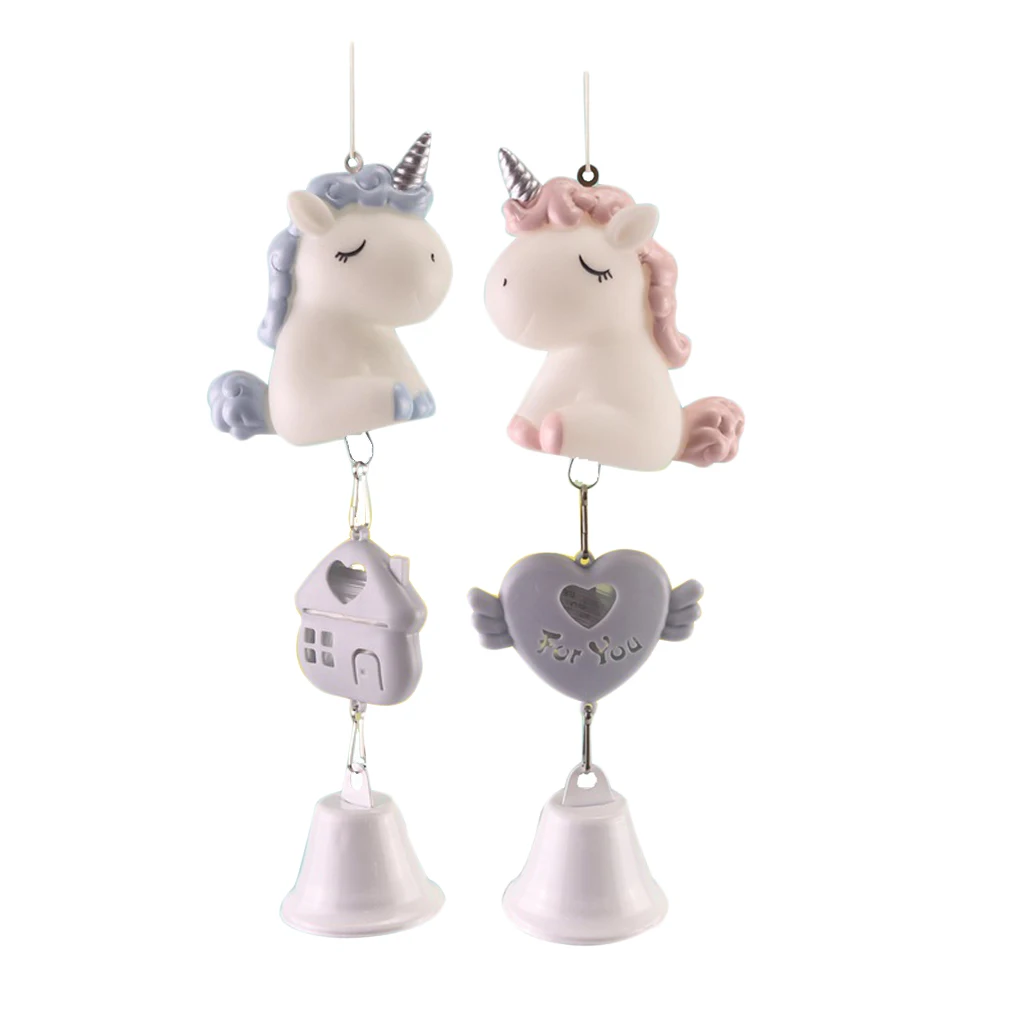

Unicorn Wind Chimes Wind Bell Kids Girls Gift Nursery Decoration