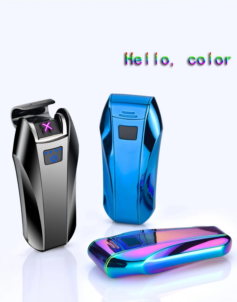 

USB Lighter Double Arc Windproof Flameless Electronic Lighter Cigarette Lighter Plasma Lighter