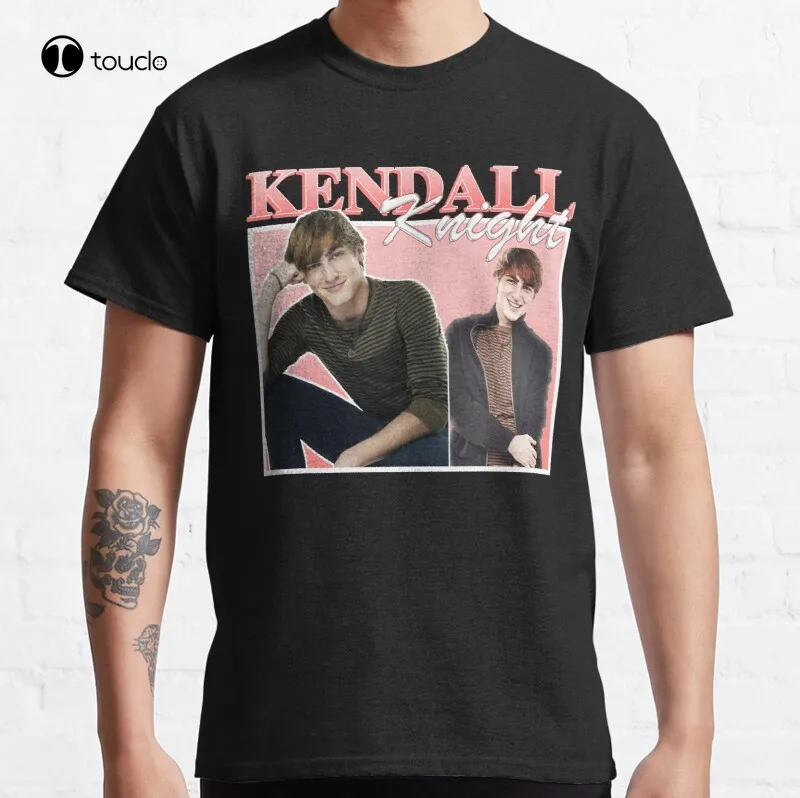 

Новая Классическая хлопковая Футболка Kendall Knight