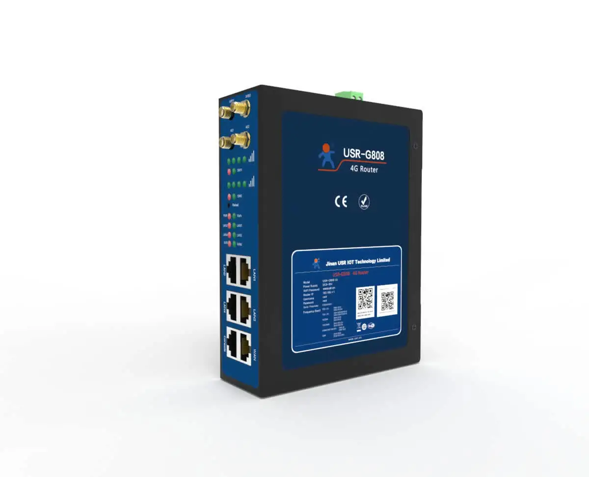 

USR-G808-EE M2M Industrial Wireless 4G Router With Dual SIM - Dual LTE modules