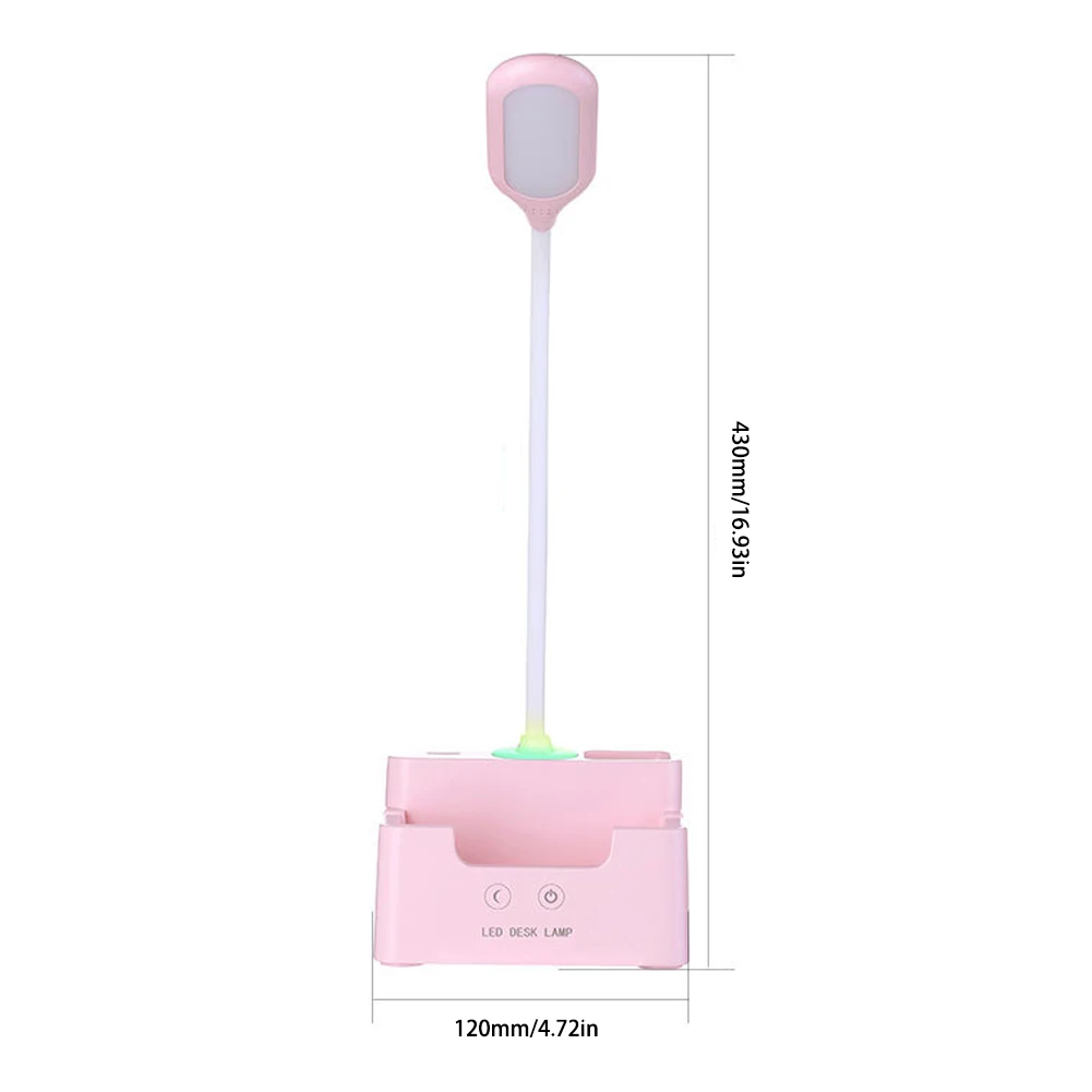 

Desk Lamp LED Table Lamp 1200mAh Eye Protection Desk Light Reading Touch Light Children Students Adjustable Learning Lamp