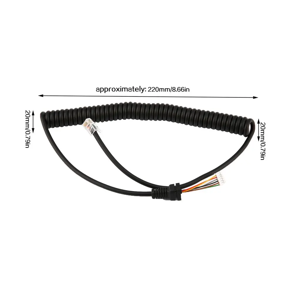 

Professional Replacement Microphones Cable Mic Cord Wire for Yaesu MH-48A6J FT-7800 FT-8800 FT-8900 FT-7100M FT-2800M FT-8900R