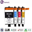 Чернильные картриджи совместимы с hp 903 HP 903 ( HP 907), подходит для Officejet Pro 6950 6960 6962 6963 6965 6966 и т. Д.