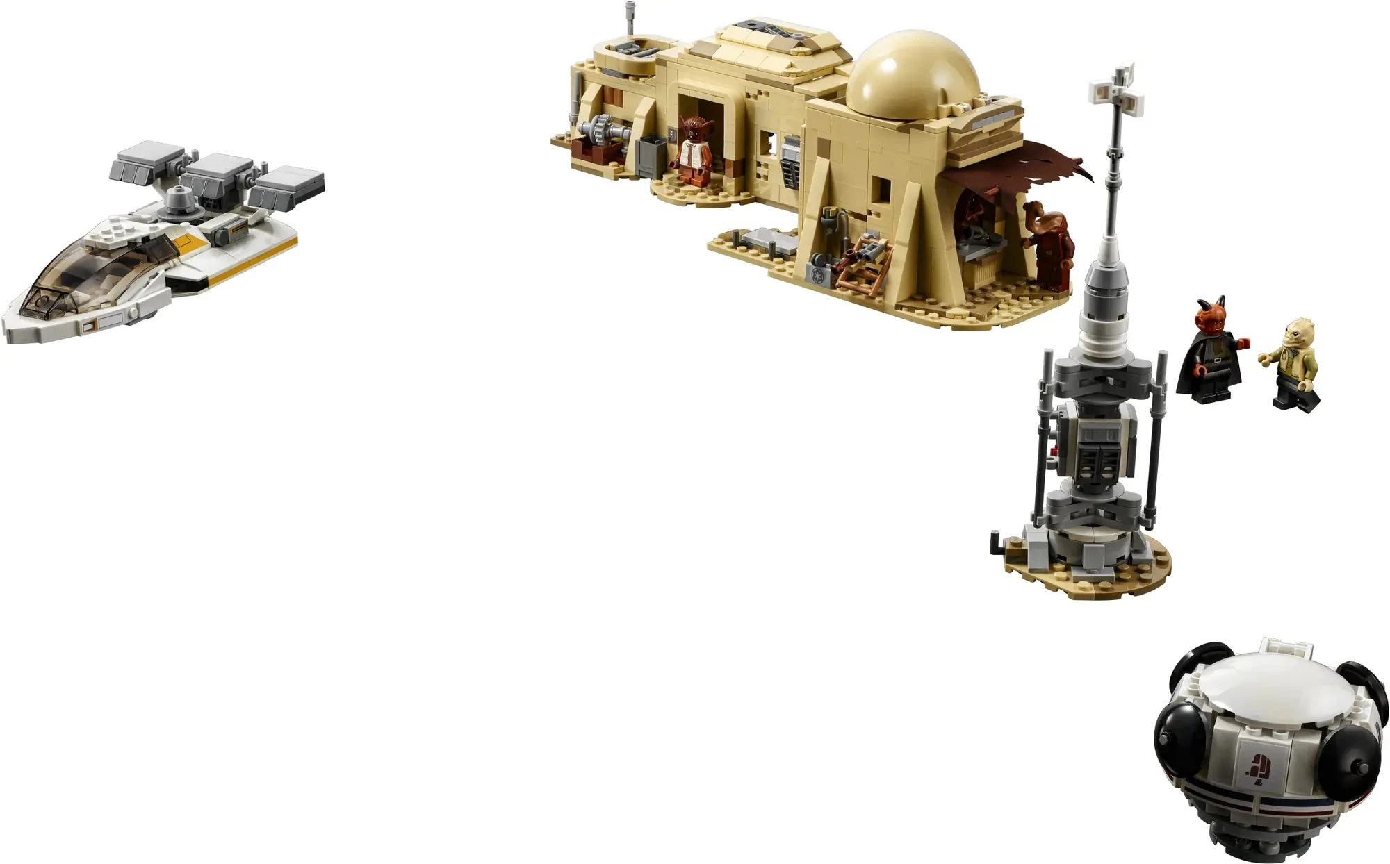 

75290 New Star Mos Eisley Bistro Wars 3187pcs The Rise of Skywalker Building Blocks 60016 Toys For Children