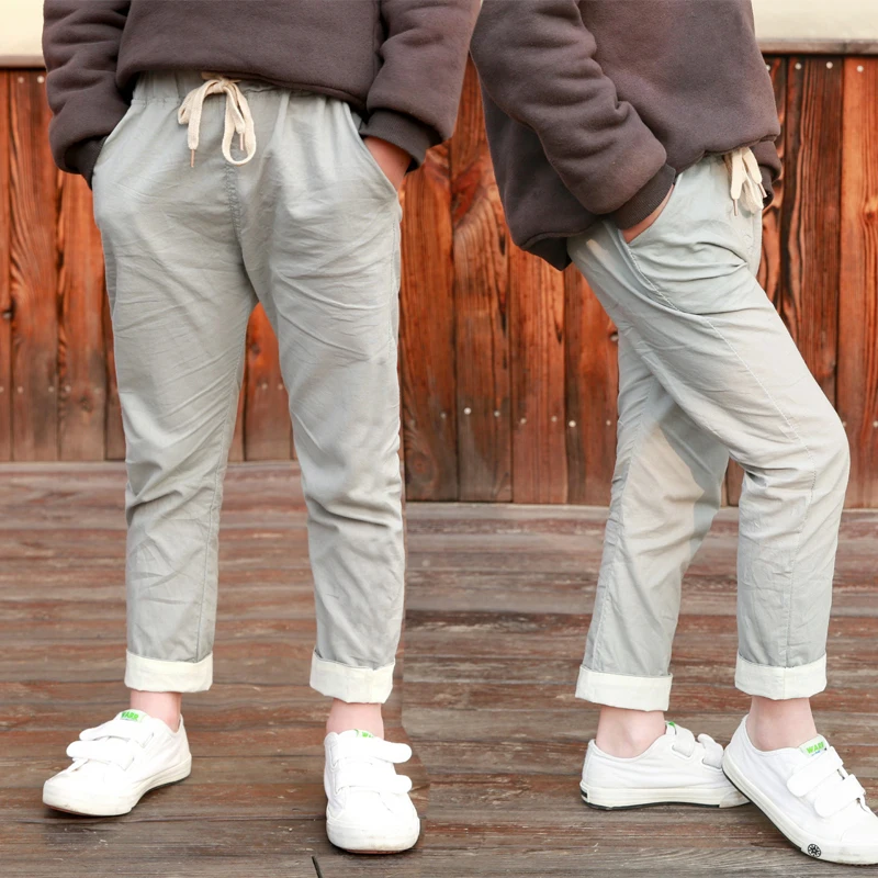 Джинсы для мальчиков и девочек на лето штаны из хлопка детские короткие