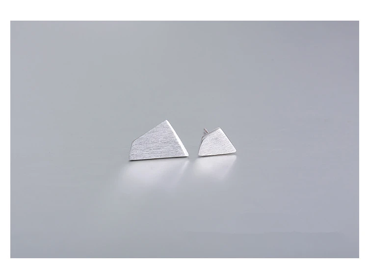 

Drop Shipping 925 Sterling Silver Geometric Irregular Shape Stud Earrings For Women Girl Sterling-silver-jewelry For Wedding