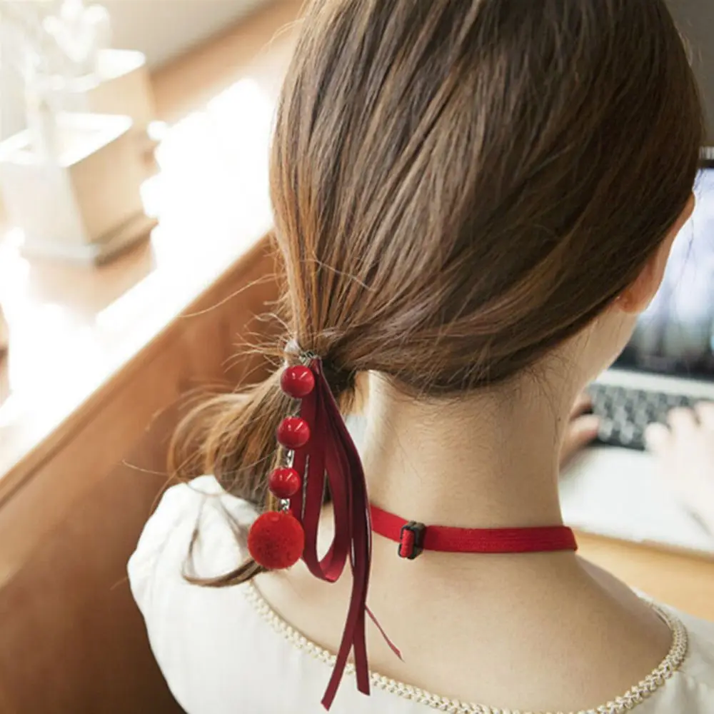 Жемчужный держатель эластичное кольцо для девочки Резиновая лента веревка