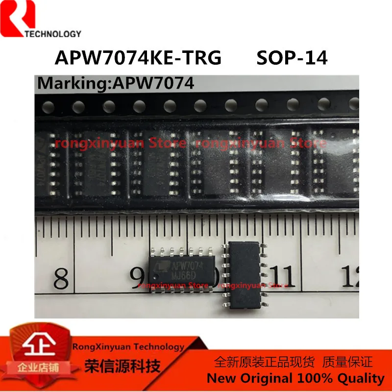 5 шт./лот APW7074 APW7074KE TRG TRL лапками углублением SOP 14 синхронный бак ШИМ контроллер 100%