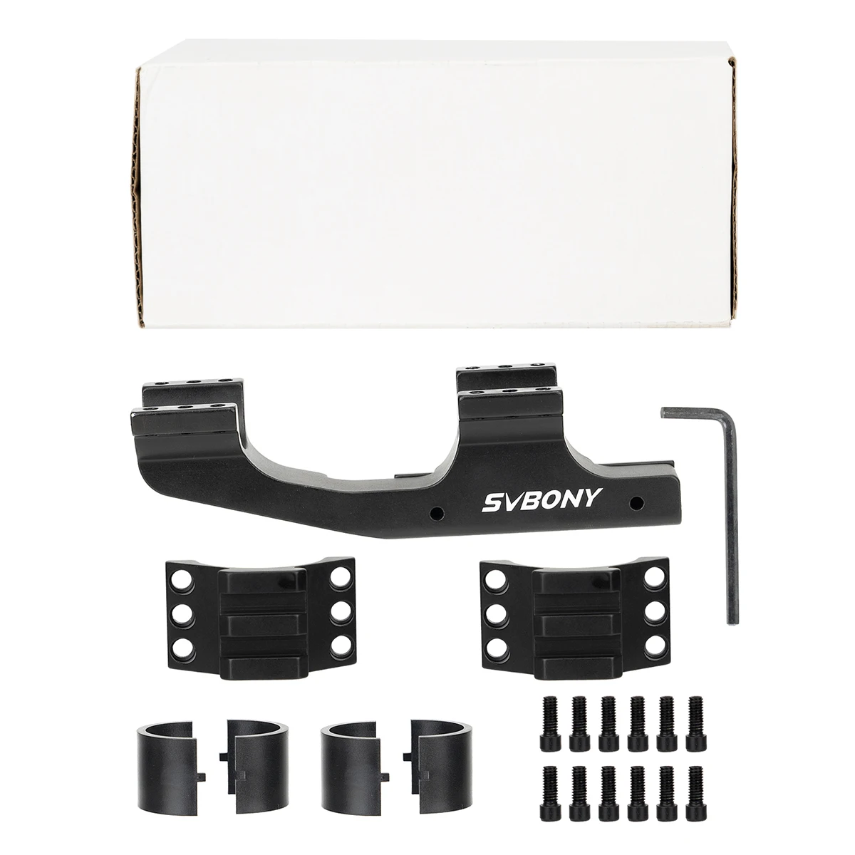 SVBONY SA101 Rifle Scope Mounts 1 inch/30mm Cantilever Dual Ring Mount Fits All 20mm 11mm Picatinny and Weaver Rails | Спорт и