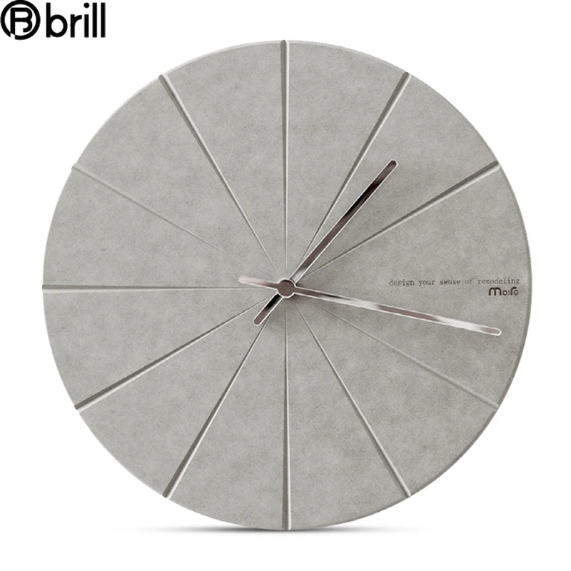 

Modern Simple European Bedroom Wall Clock Nordic Living Room Creative Silent Retro Clocks Black Vintage Japan Reloj De Pared