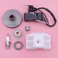 ignition coil clutch drum air filter kit for chinese chainsaw 4500 5200 5800 45cc 52cc 58cc w sprocket rim needle bearing