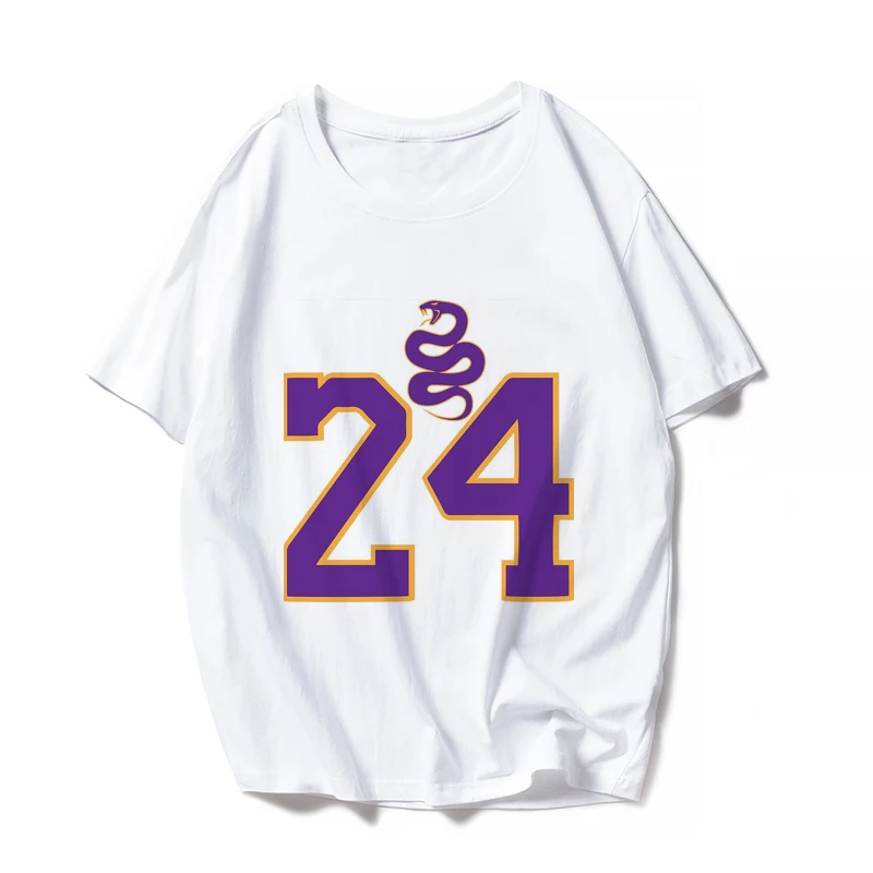 MAMBA 8/24 2020 Мужская футболка из Джерси Коби Брайант с коротким рукавом Roupas Masculina
