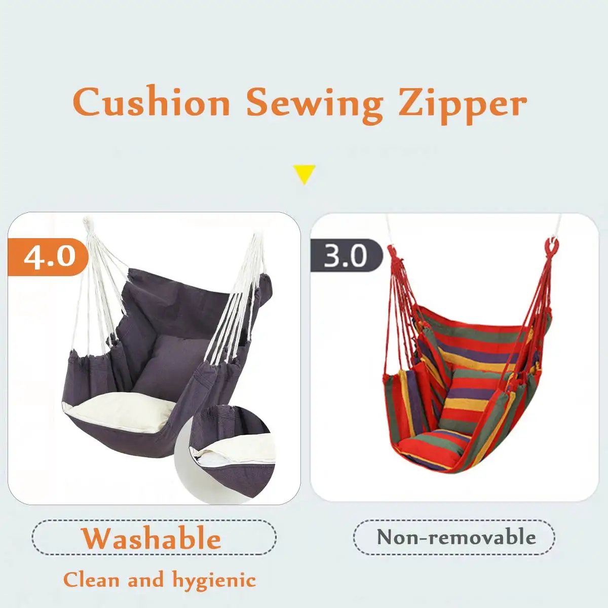 en Ucuz Hamak Taşınabilir Plaj Sandalyesi Asılı Halat Sandalye Salıncak Sandalye Koltuk Yetişkinler Ile Bahçe Hamak Desteği Kapalı Açık