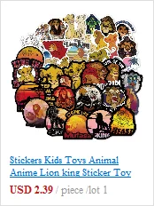 Stickers Kids Toys Laptop Motorcycle Space Unicorn Sticker Scrapbook Skateboard Graffiti Waterproof Stickers Pack 50pcs/Lot