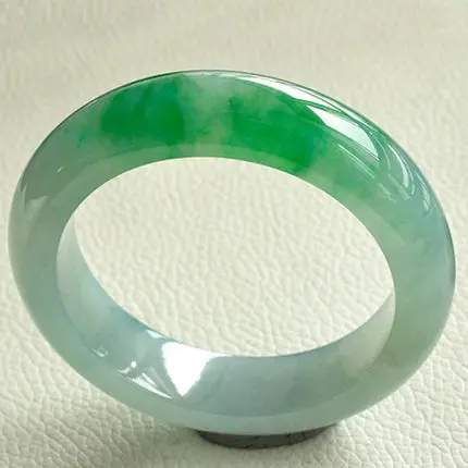 

Myanmar Emerald Green Two-tone 54-64mm Bracelet Elegant Princess Jewelry Best Gift for Mother and Girlfriend
