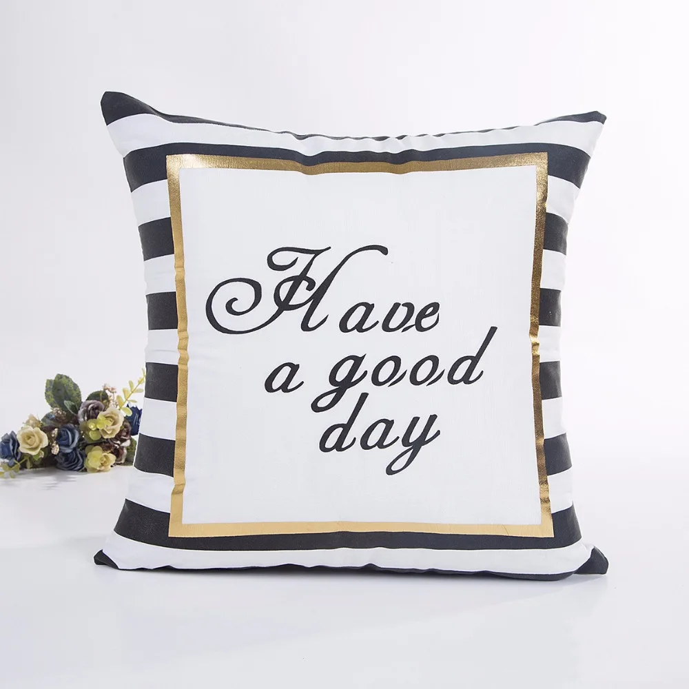 2020 Новое поступление бронзовая наволочка художественная полоска Геометрическая
