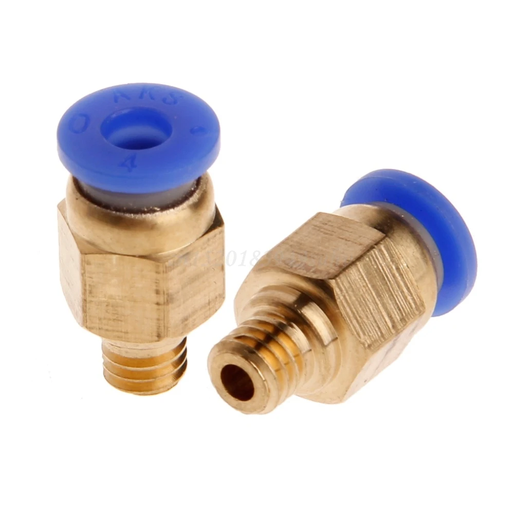 5Pcs PC4-M6 Pneumatic Straight Fitting Connector for 4mm OD Tubing M6 6mm Reprap | Компьютеры и офис
